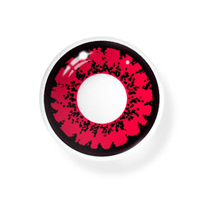 Cosplay Queen Red Prescription Colored Contact Lenses