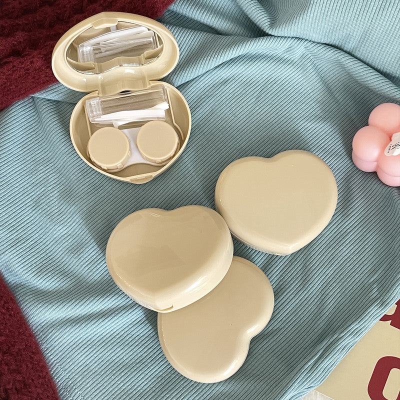 Candy Heart Colored Contact Lens Case