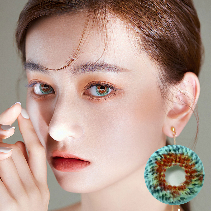 Cosplay Genshin Impact MarieAntoinetteBlue Colored Contact Lenses