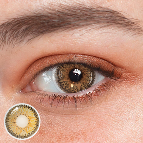Artemis Golden Sand Colored Contact Lenses
