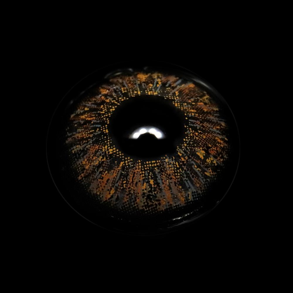 Carnelian Brown Colored Contact Lenses