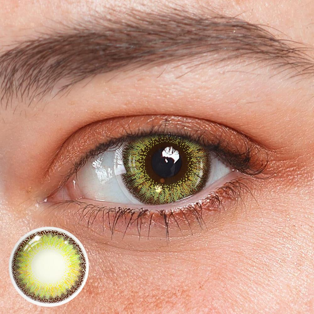 Zulmira Green Colored Contact Lenses