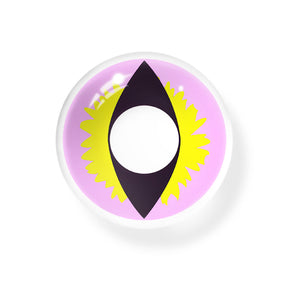Cosplay Wild Cat Eye Purple Colored Contact Lenses