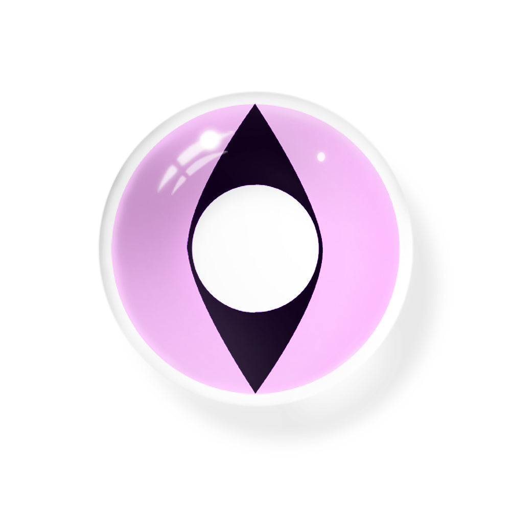 Cosplay Cat Eye Purple Colored Contact Lenses